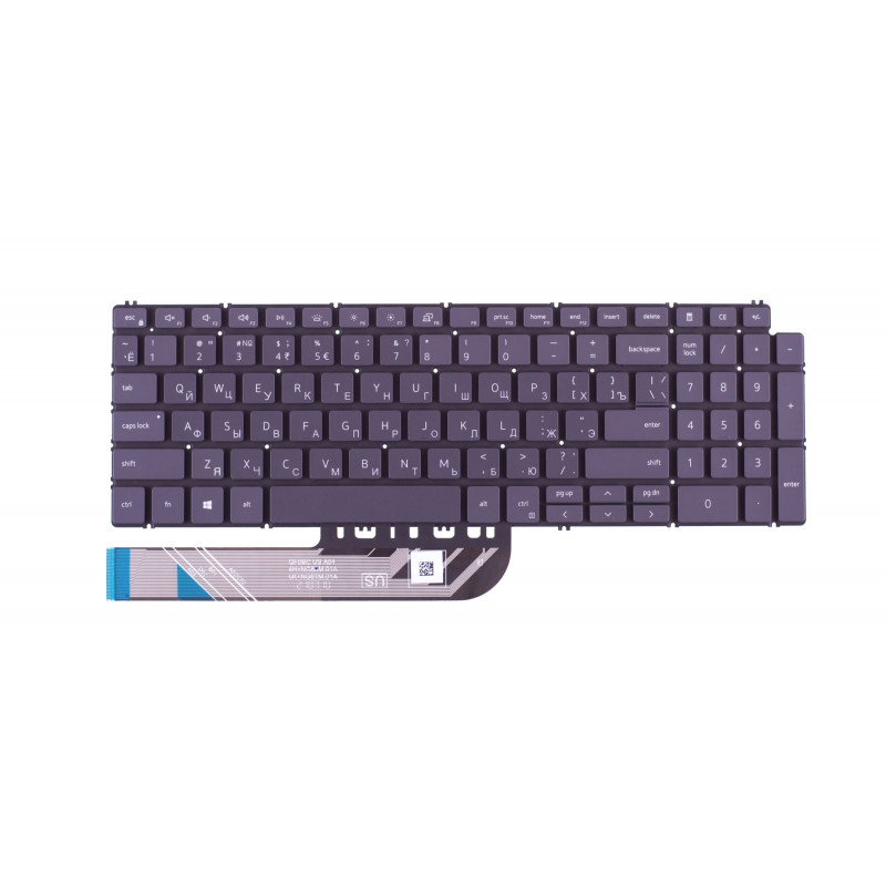 Клавиатура для ноутбука DELL G15 5510 5511 5515 5520 5525 5530 с подсветкой ОРИГИНАЛ