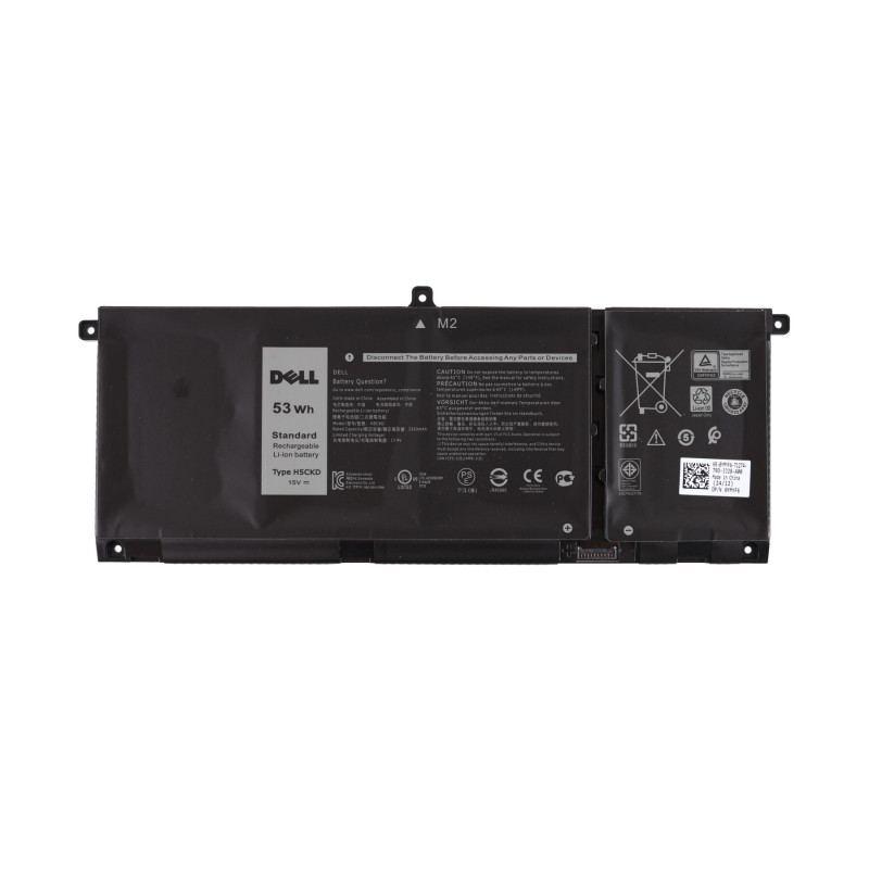 Батарея (аккумулятор) H5CKD 0YMYF6 для ноутбуков Dell Inspiron 5300, 5400, 5505, 7300, 7405, 7500, Vostro 5402, Latitude 3120, 3140, 3410, 3510 Оригинал, 3360 mAh, Внутренний, Оригинал, 15 V