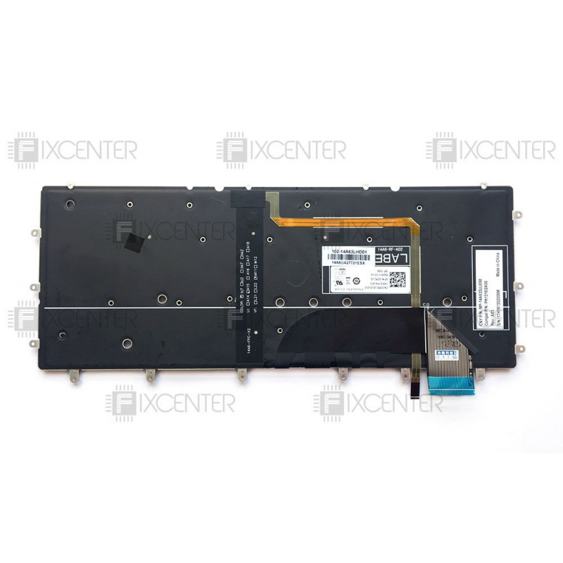 Клавиатура NSK-LS0BW ноутбука Dell XPS 9343, 9350, 9360, Inspiron 7347, 7359, 7547, 7352, 7353, 7359 с подсветкой