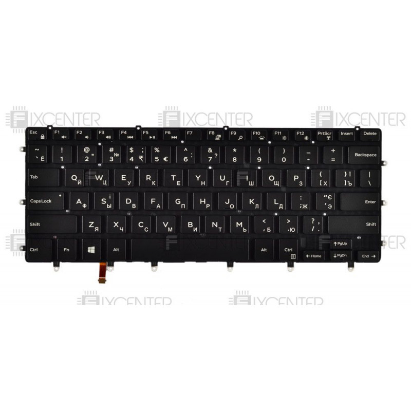 Клавиатура PK131BG1A00 для ноутбука Dell Precision 5510, 5520, 5530, 5540 Inspiron 7558, 7568, XPS 15 9550, 9560, 9570 ОРИГИНАЛ