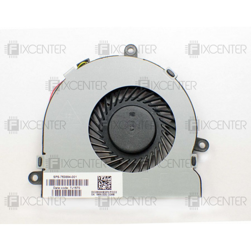 Вентилятор (кулер) DFS470805CL0T, 753894-001 для ноутбука Dell Inspiron 3521, 5521, 5721, HP 15-G, 15-R, 255 G3 Оригинал