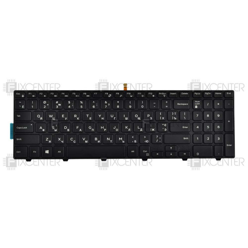 Клавиатура для ноутбука Dell Inspiron 3541, 3542, 3543, 5542, 5545, 5547 подсветка