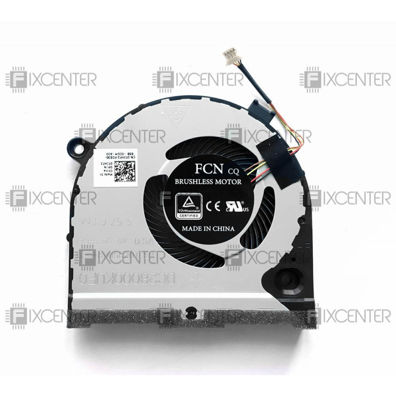 Вентилятор (кулер) 0TJHF2 для ноутбука Dell Inspiron G3 3579, G3 3779, G5 5587 CPU Оригинал