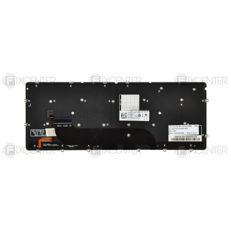 Клавиатура для ноутбука Dell XPS13 9333, L321x, L322x, 9Q23, 9Q33, 9Q34 c подсветкой