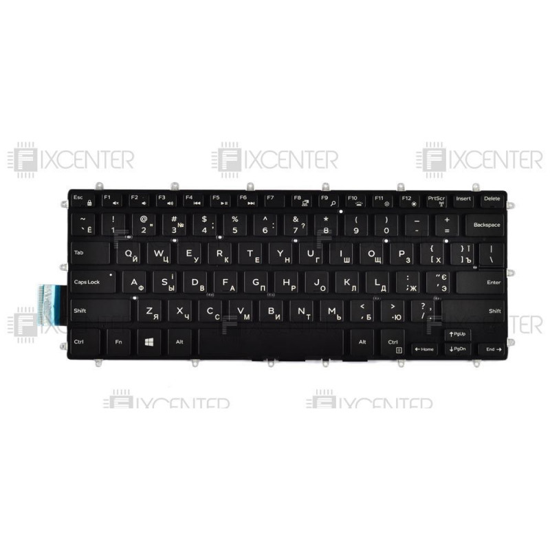 Клавиатура для ноутбука Dell Inspiron 5368, 5378, 5379, 7569 без подсветки