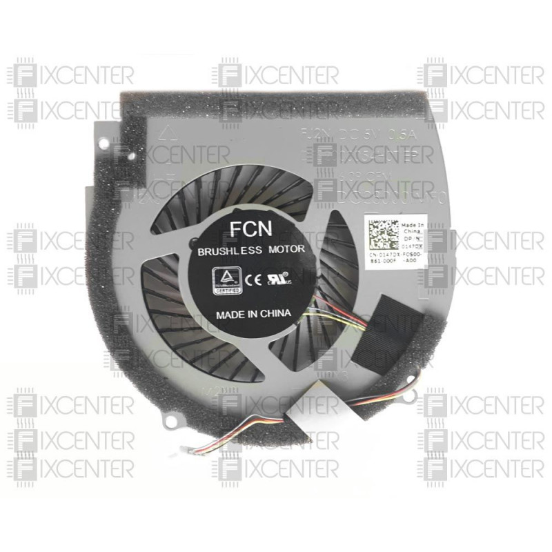 Вентилятор (кулер) DFS2000054H0T для ноутбука Dell Inspiron 7566, 7567 Оригинал (для процессора)
