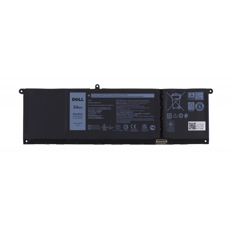 Батарея (аккумулятор) V6W33, 0XDY9K для ноутбука Dell Vostro 3510, 5310, 5410, Inspiron 5415, 7415, 7425, 7430 Latitude 3320, 3330, 3420, 3420 mAh, Внутренний, Оригинал, 15 V