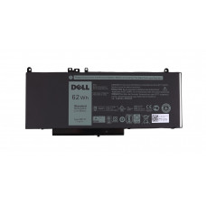 Батарея (аккумулятор) 6MT4T 0MGCM5 для ноутбуків Dell Latitude E5470, E5570, Precision 15 3510, M3510 Оригинал 7.6V 7750 mAh 62Wh, 7200 mAh, Внутренний, Оригинал, 7.4 V