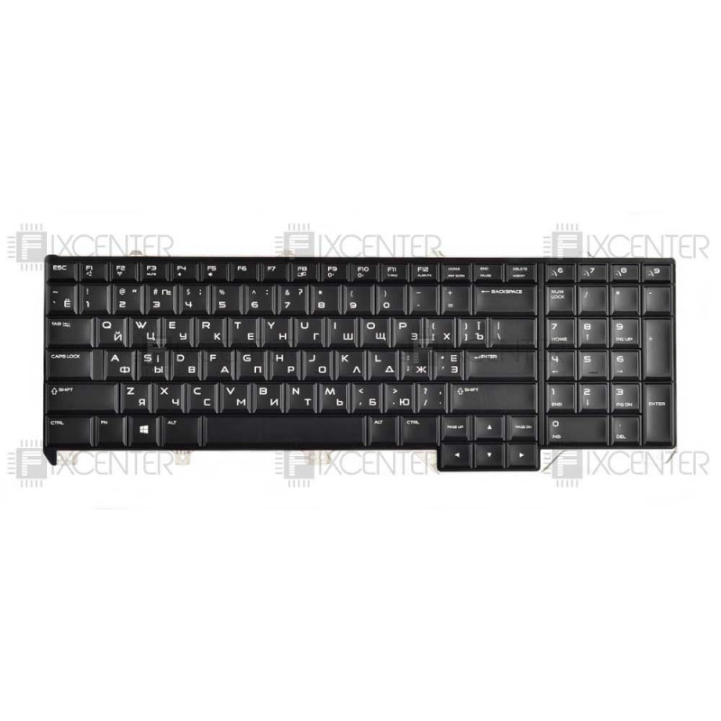 Клавиатура для ноутбука Dell Alienware 17 R2, 17 R3 RGB подсветка