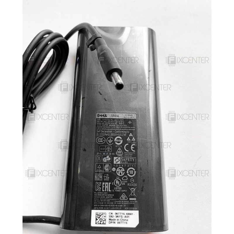 Блок питания Dell 130W (19.5V 6.67А 4,5*3,0мм) узкий коннектор Оригинал!, 130W, 19.5V, 6.67A, 4.5мм*3.0мм