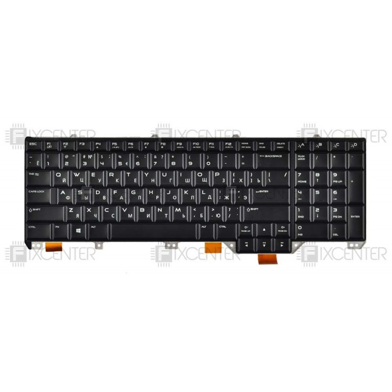 Клавиатура для ноутбука Dell Alienware M17X R5 RGB подсветка