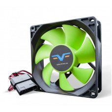 Вентилятор для корпуса (кулер) для ПК Frime (FGF80HB4) 80x80x25мм, molex, Black/Green, Molex, 80 x 80 x 25, Нет