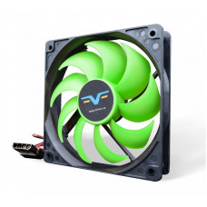 Вентилятор для корпуса (кулер) для ПК Frime (FGF120HB4) 120x120x25мм, molex, Black/Green, Molex, 120 x 120 x 25, Нет