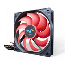 Вентилятор для корпуса (кулер) для ПК Frime (FRF120HB4) 120x120x25мм, molex, Black/Red, Molex, 120 x 120 x 25, Нет