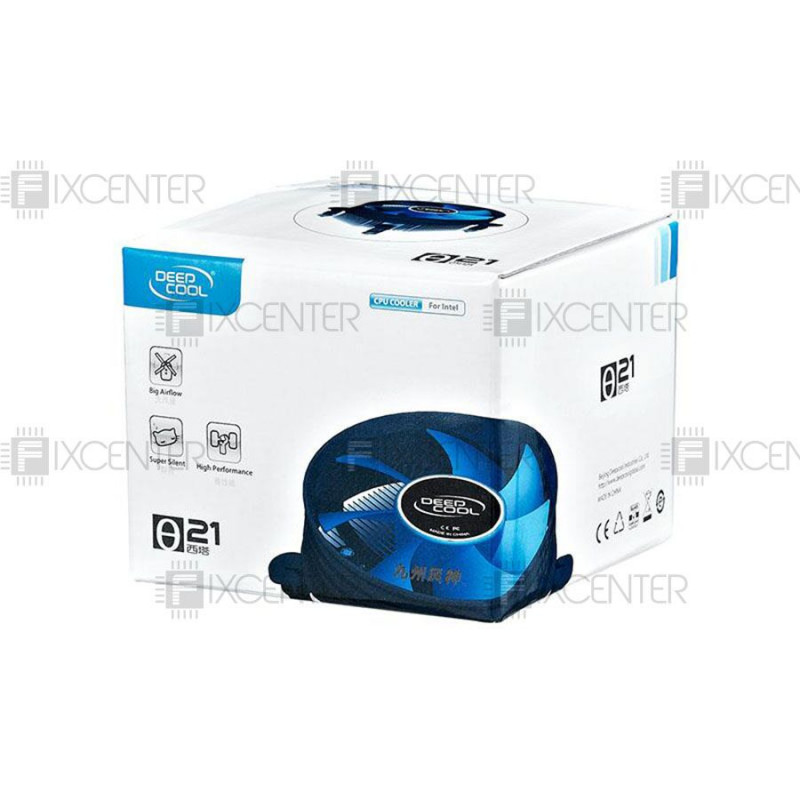 Вентилятор (кулер) для процессора Deepcool Theta 21, 100х100х60.5 мм, 3-pin, LGA1156, LGA1155, LGA1150, Нет