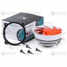 Вентилятор (кулер) для процессора Vinga Q5, LGA775, LGA1156, LGA1155, LGA1150, LGA1151, AM2, AM2+, AM3, AM3+, Нет