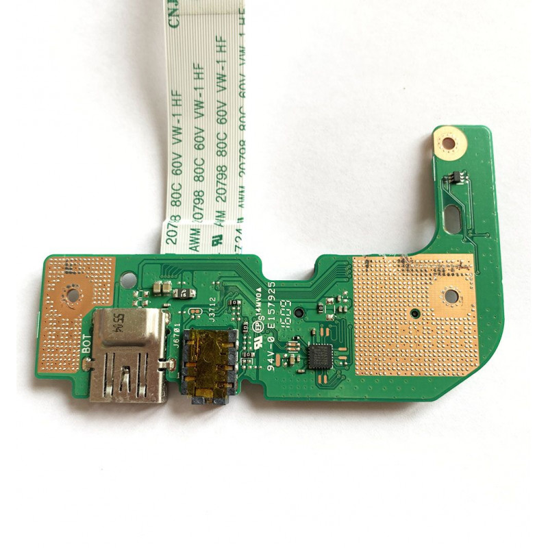 Б/У плата с картридером, USB и Audio разъемом (60NB0620-I01030) для ноутбуков Asus A555, X554, X555, R556, K555, F555
