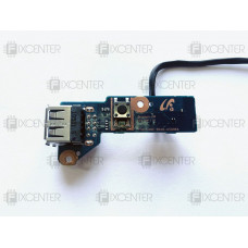Б/У плата с кнопкой включения и USB разъемами (BA92-05996A) для ноутбуков Samsung R525, R528, R530, R540, R580, RV508, R730, RV510