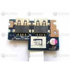 Б/У плата с USB разъемами (LS-5891P NEW70) для ноутбуков Acer Aspire 5551, 5741, 5742, E442, E642