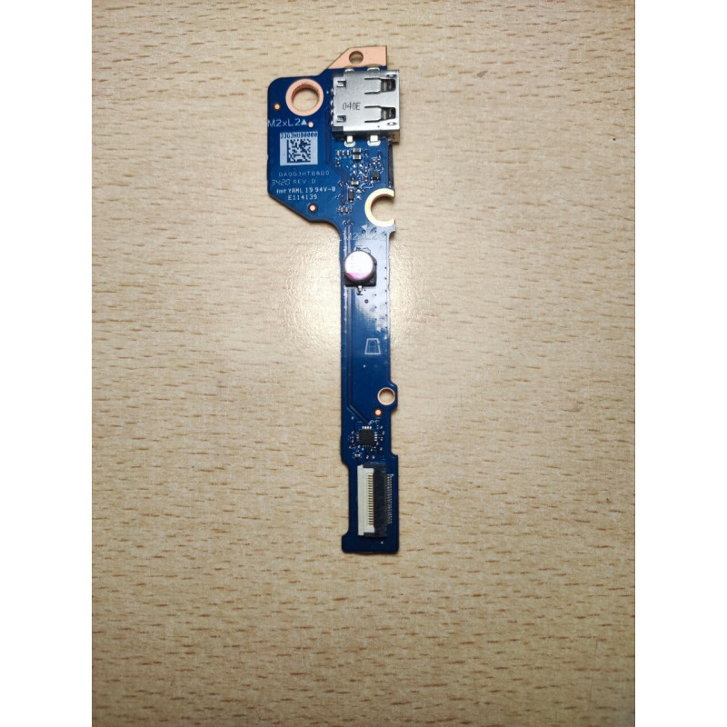 Б/У плата с кнопкой включения и USB разъемом (DA0G3JTB8D0) для ноутбуков HP PAVILION GAMING 16-A 16-A0032DX