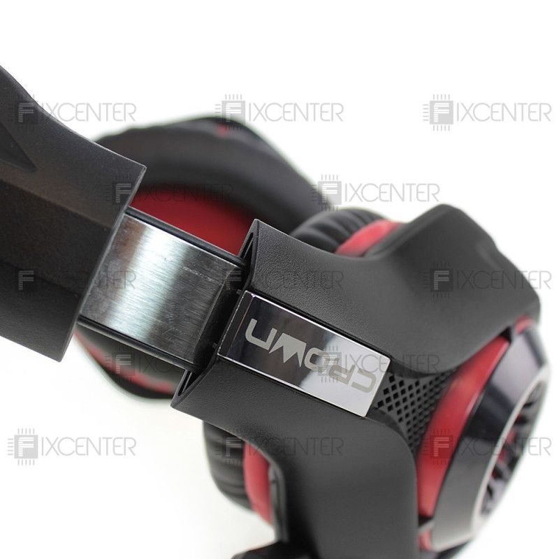 Проводная игровая компьютерная стерео гарнитура CROWN CMGH-101T RED