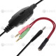 Проводная игровая компьютерная стерео гарнитура CROWN CMGH-101T RED