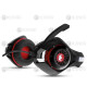 Проводная игровая компьютерная стерео гарнитура CROWN CMGH-101T RED