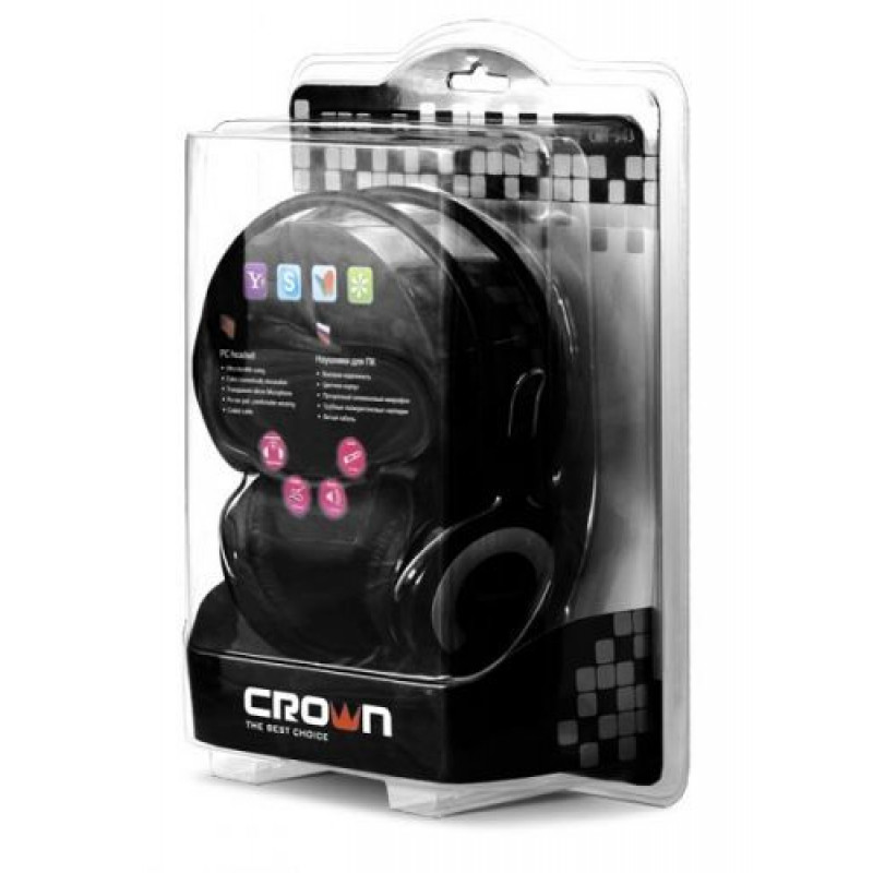 Проводная компьютерная стерео гарнитура CROWN CMH-943