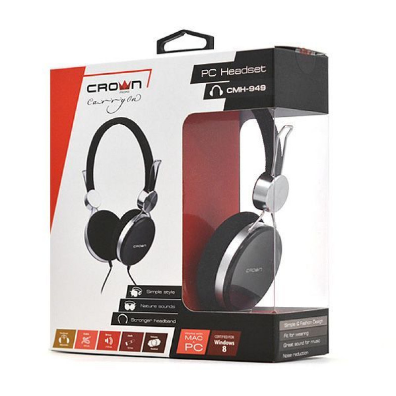 Проводная компьютерная стерео гарнитура CROWN CMH-949