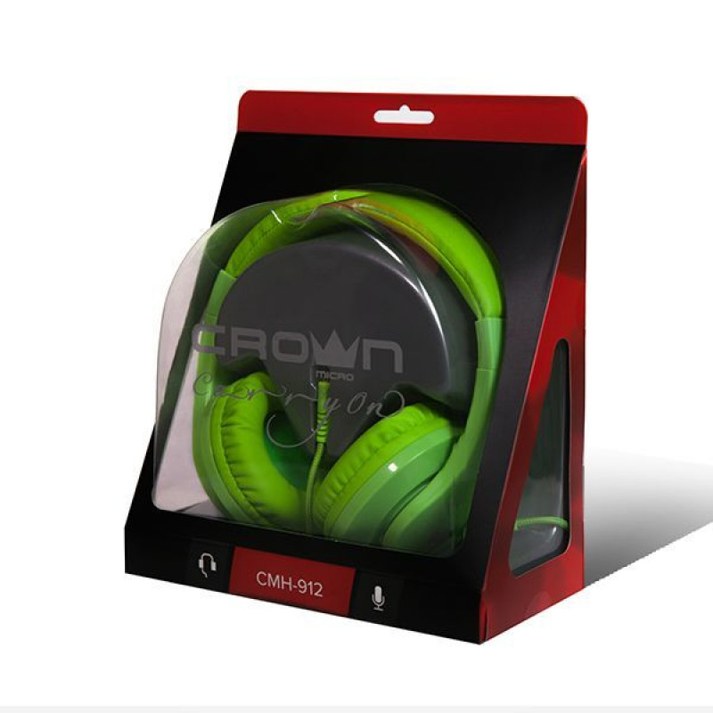 Проводная компьютерная стерео гарнитура CROWN CMH-912