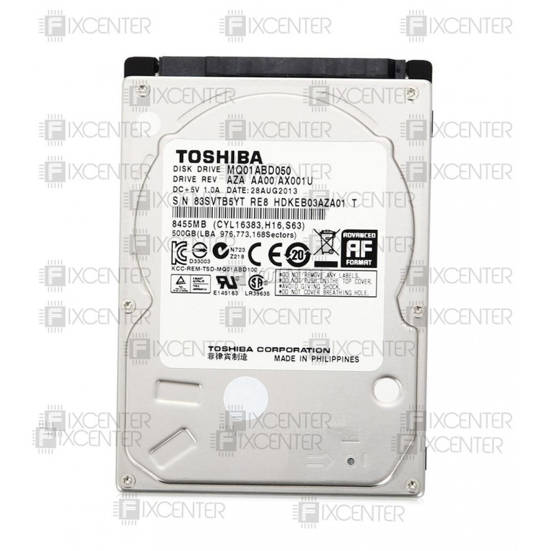 Жесткий диск HDD Toshiba 500GB (SATA, 2.5", 7mm, 5400rpm, 8MB), 500, 2.5", SATAIII