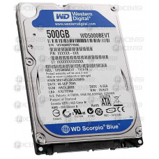 Жесткий диск HDD Western Digital Blue 500GB (SATAIII, 2.5", 7mm, 5400rpm, 8MB), 500, 2.5", SATAIII