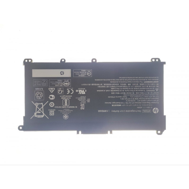 БУ Батарея (аккумулятор) HT03XL для ноутбука HP 250 G7, 15-DA, 15-DB, 15-CS, 17-BY, 250 G8, 15s-fq 15s-eq 3600 mAh Оригинал, 3600 mAh, Внутренний, Оригинал, 11.1 V, 11.25 V, 11.4 V