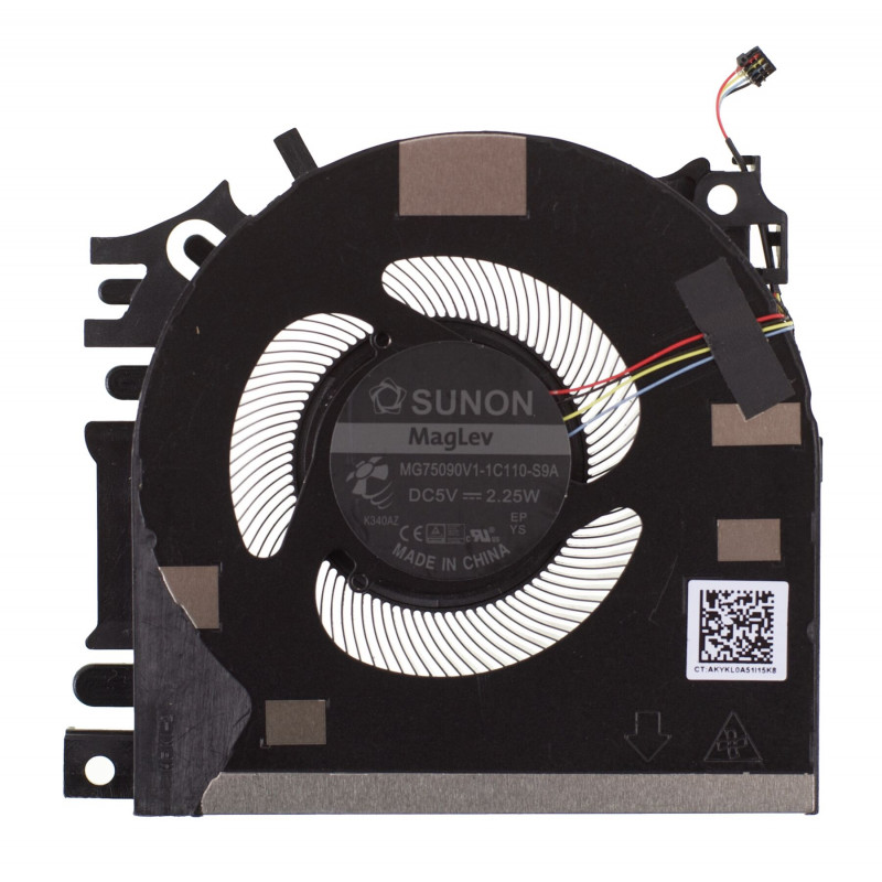 Вентилятор (кулер) M17046-001 MG75090V1-1C110-S9A HP Zbook Fury 15 G7, 15 G8, 17 G7, 17 G8 CPU Оригинал