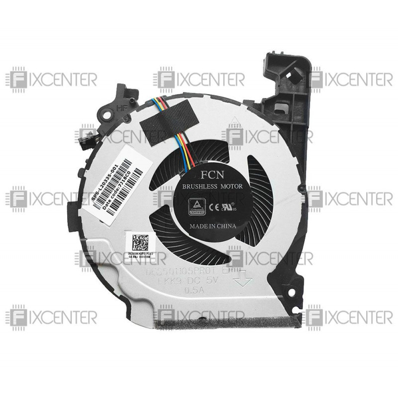 Вентилятор (кулер) L20335-001, DC28000KZD0 для ноутбука HP Pavilion 15-CX, TPN-C133 CPU Оригинал!