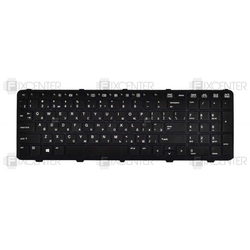 Клавиатура для ноутбука HP Probook 450 G0, 450 G1, 455 G1, 470 G1 с фреймом