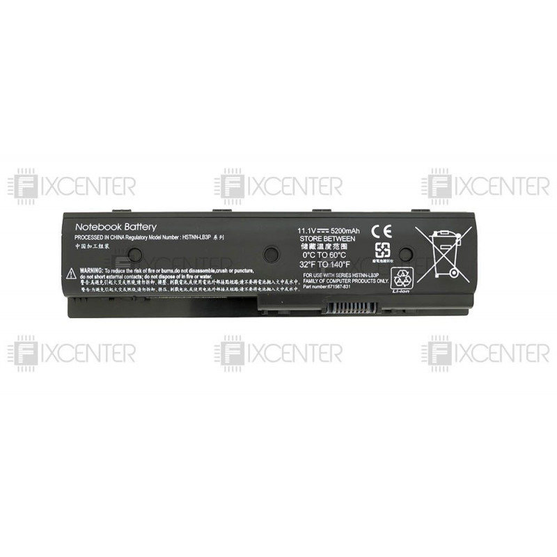 Батарея (аккумулятор) для ноутбука HP Envy M6-1000, Pavilion DV6-7000, DV7-7000 4400 mAh, 4400 mAh, Внешний, High copy, 10.8 V, 11.1 V