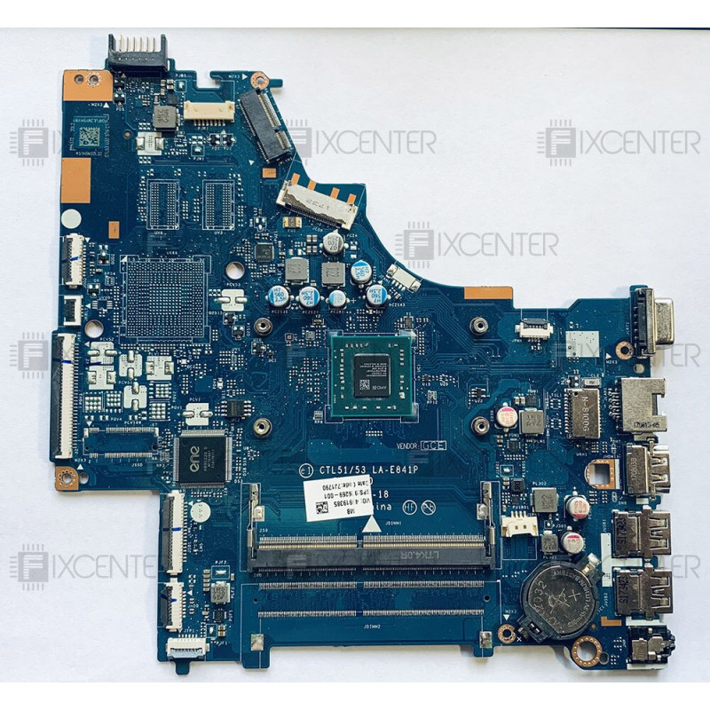 Б/У Материнская плата (926269-001) для HP 250 G6, 255 G6, 15-BS, 15-BW, 15-BR AMD EM900EANN23AC, LA-E841P
