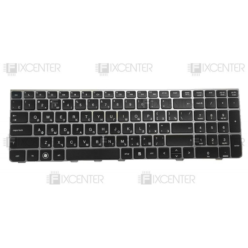Клавиатура для ноутбука HP Probook 4530s, 4535s, 4730s с фреймом (черный)