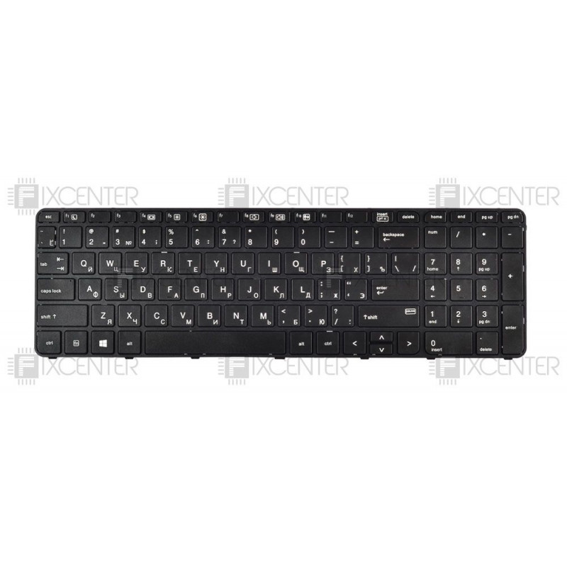 Клавіатура для ноутбука HP Probook 450 G3, 450 G4, 470 G3, 470 G4 з фреймом