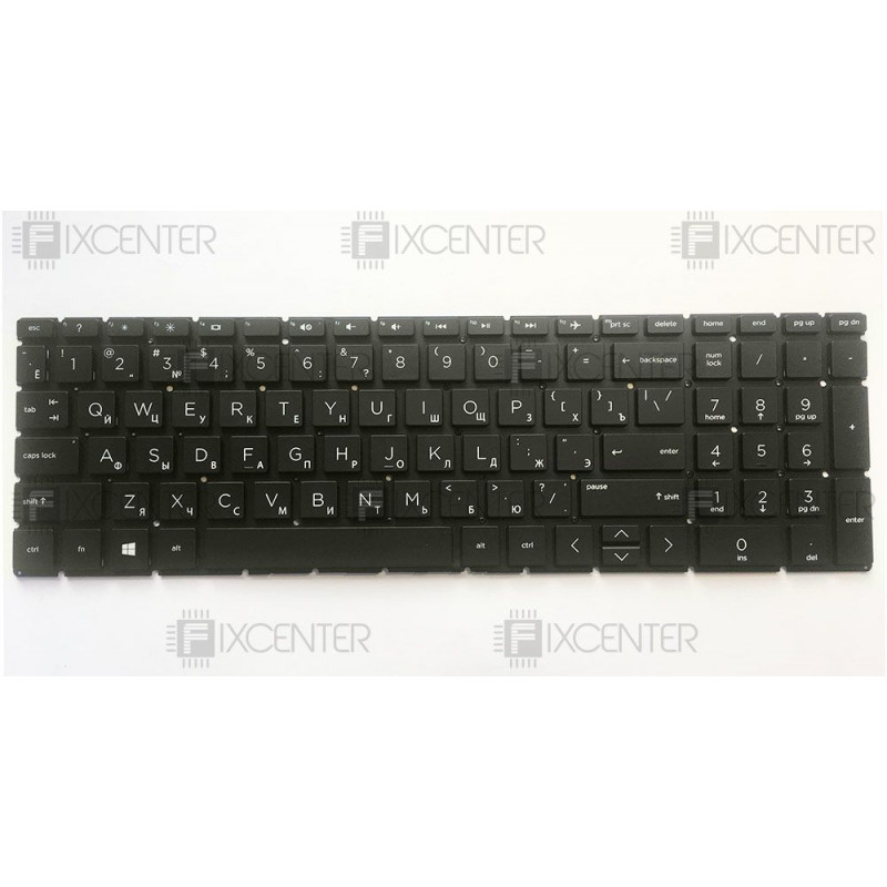 Клавиатура для ноутбука HP Pavilion 15-DA, 15-DB, 15-DX, 15-EC, 250 G7, 255 G7 250 G8 без подсветки ОРИГИНАЛ