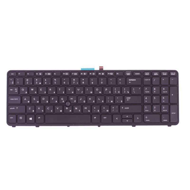 Клавиатура 733688-001 для ноутбука HP ZBook 15 G1, 17 G1, 15 G2, 17 G2 с подсветкой ОРИГИНАЛ