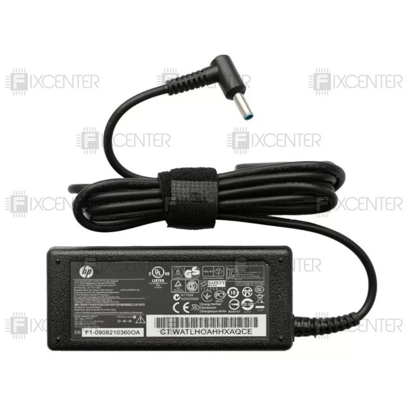 Блок питания HP 45W (19.5V 2.31A 4.5*3.0 мм) голубой наконечник Оригинал УЦЕНКА, 45W, 19.5V, 2.31A, 4.5мм*3.0мм