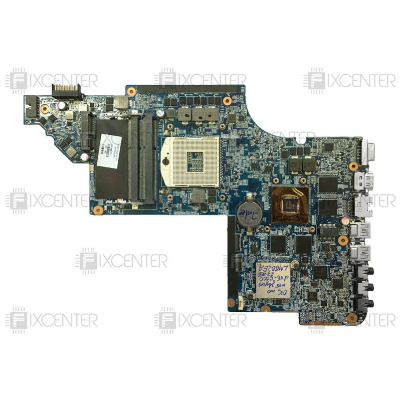 Материнская плата (641488-001) для HP Pavilion DV6-6000 Intel, DIS 216-0810001, Б/У Нет звука