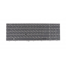 Клавиатура SN7194BL M17094-BD1 PK132WW2A34 для ноутбука HP ZBook Fury 15 G7, 15 G8 Оригинал, с подсветкой