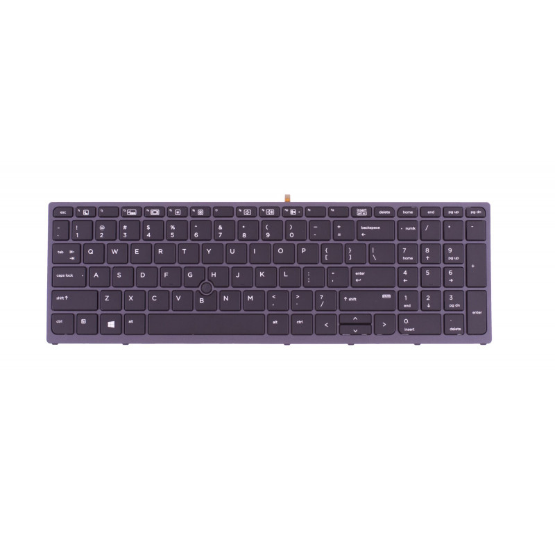 Клавиатура 848311-001, PK131C31A00 для ноутбука HP ZBook 15 G3, 15 G4, 15 E3, 17 G3, 17 G4 с подсветкой