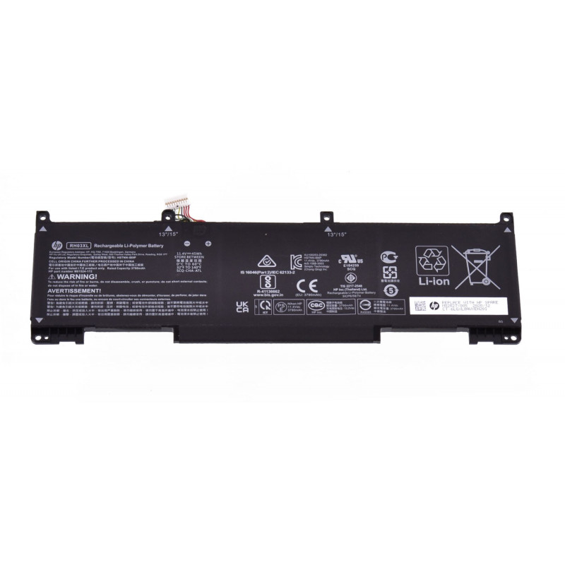Батарея БУ (аккумулятор) RH03XL для ноутбука HP ProBook 430 G8, 440 G8, 450 G8, 630 G8, 640 G8, 650 G8 Оригинал 11.4V 3947mAh 45Wh, 3800 mAh, Внутренний, Оригинал, 11.4 V