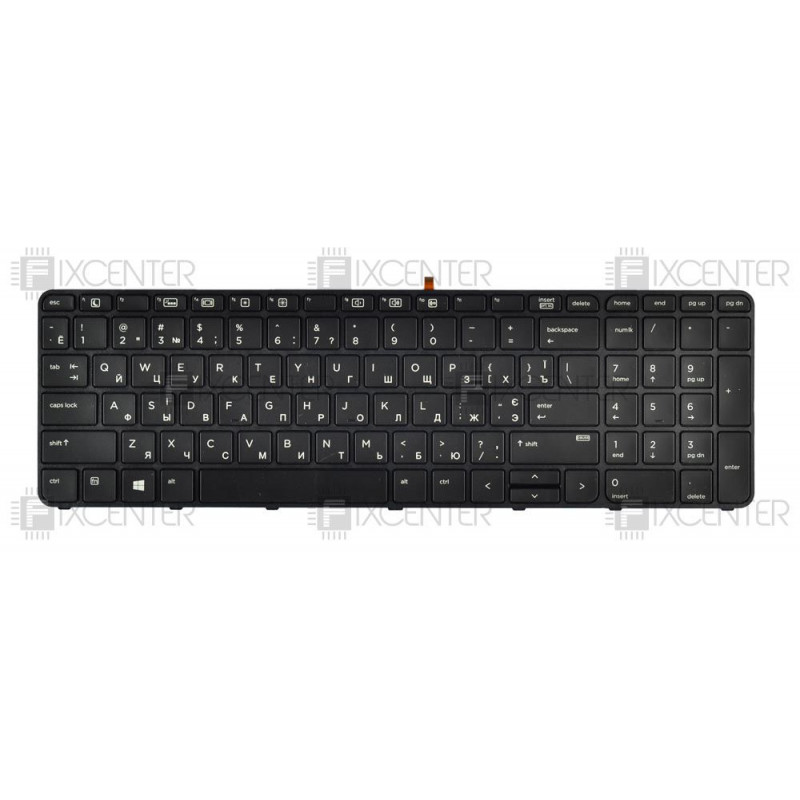 Клавиатура для ноутбука HP ProBook 450 G3, 450 G4, 470 G3, 470 G4, 650 G2, 655 G2 с подсветкой (c джостиком)