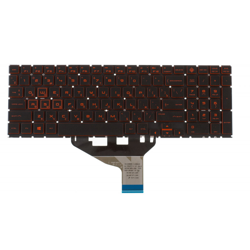 Клавиатура для ноутбука HP Omen 15-DC, 15-DH, TPN-Q211 с подсветкой Оригинал