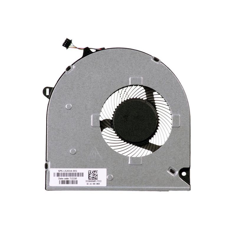 Вентилятор (кулер) DC28000N6F0, L52034-001 для ноутбука HP 250 G8, 15-DU, 15S-DU, 15-DW Оригинал